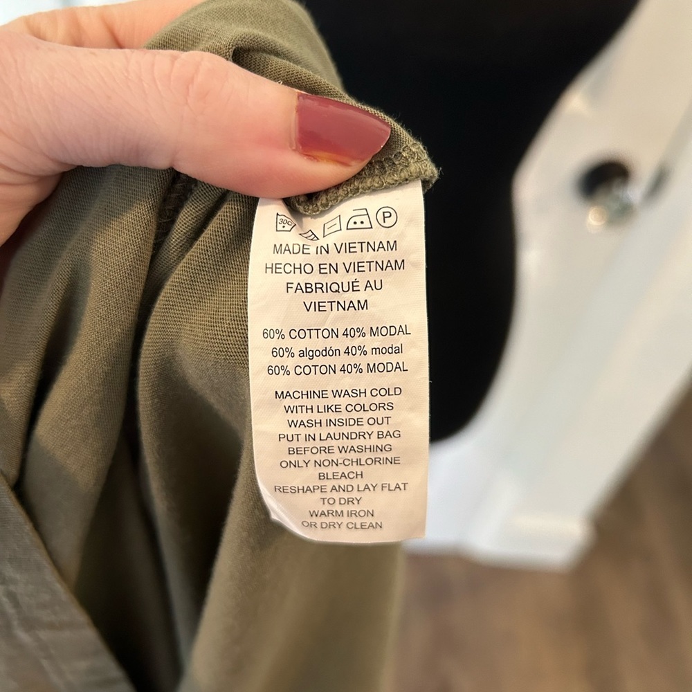 Michael Kors Olive Green Blouse | Size S - Picture 7 of 7